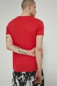 T-shirt z bawełny organicznej męski z nadrukiem czerwony <p>100 % Bawełna organiczna</p>