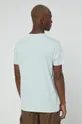 T-shirt z bawełny organicznej męski z nadrukiem turkusowy <p>100 % Bawełna organiczna</p>