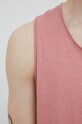 T-shirt bawełniany gładki męski różowy różowy RS22.TSMC02