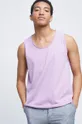 fialová Bavlnené tričko Basic