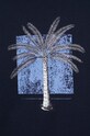 T-shirt bawełniany męski z nadrukiem granatowy RS22.TSMC11 granatowy