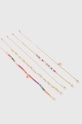 Bransoletki damskie z ozdobnymi elementami (5-pack) kolor multicolor 5-pack multicolor RS23.AKD601