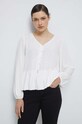 Bluzka damska z fakturą kolor biały RS23.BDD304 biały
