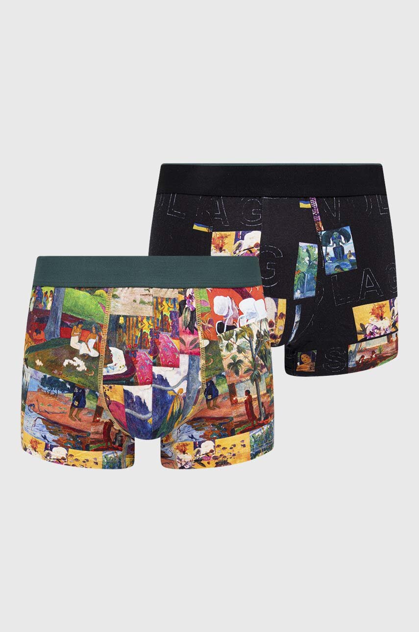 multicolor Bokserki męskie Eviva L'arte (2-pack) kolor multicolor Męski
