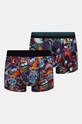 Bokserki męskie wzorzyste (2-pack) kolor multicolor dzianina multicolor RS23.BIM205