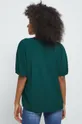 Bluzka damska z wiskozy kolor zielony 100 % Wiskoza