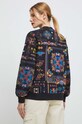 Odzież Bluza bawełniana damska z nadrukiem kolor czarny RS23.BLD602 czarny