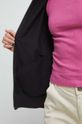 Bluza bawełniana damska z nadrukiem kolor czarny