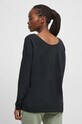 Odzież Longsleeve bawełniany damski kolor czarny RS23.BUD060 czarny