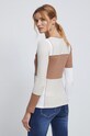 Odzież Longsleeve bawełniany damski prążkowany kolor multicolor RS23.BUD103 multicolor