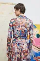 Tričko s dlhým rukávom dámske Eviva L'arte fialová farba <p> Základná látka: 92 % Polyester, 8 % Elastan Podšívka: 95 % Polyester, 5 % Elastan</p>