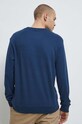 Odzież Longsleeve męski z fakturą kolor niebieski RS23.BUM020 niebieski