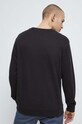 Odzież Longsleeve męski z fakturą kolor czarny RS23.BUM020 czarny