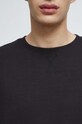 Longsleeve męski z fakturą kolor czarny RS23.BUM020 czarny