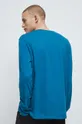 Tričko s dlhým rukávom pánske tyrkysová farba  95 % Bavlna, 5 % Elastan