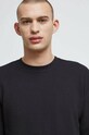 Longsleeve męski z fakturą kolor czarny czarny RS23.BUM031