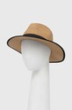 Akcesoria Kapelusz damski pleciony kolor beżowy RS23.CAD701 beżowy