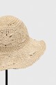 Kapelusz damski pleciony kolor beżowy beżowy RS23.CAD719