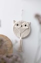 Makrama bawełniana w kształcie sowy kolor beżowy beżowy RS23.DEU600