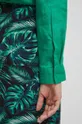 Plátěná košile dámská zelená barva