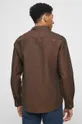 Ľanová košeľa pánska hnedá farba  Základná látka: 55 % Ľan, 45 % Bavlna Iné látky: 100 % Bavlna