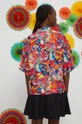 Koszula damska by Olamaloú kolor multicolor 100 % Wiskoza