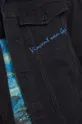 Rifľová bunda pánska Eviva L'arte čierna farba Pánsky