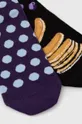 Skarpetki damskie bawełniane wzorzyste (2-pack) kolor multicolor multicolor