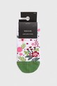 Odzież Skarpetki damskie bawełniane w kwiaty (2-pack) kolor multicolor RS23.LGD802 multicolor