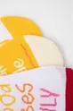 Skarpetki damskie bawełniane wzorzyste (3-pack) kolor multicolor 75 % Bawełna, 23 % Poliamid, 2 % Elastan
