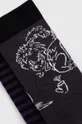Ponožky pánske čierna farba čierna