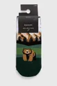 Skarpetki męskie bawełniane z motywem gór (2-pack) kolor multicolor 75 % Bawełna, 23 % Poliamid, 2 % Elastan