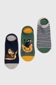 Skarpetki męskie bawełniane wzorzyste (3-pack) kolor multicolor skarpetki krótkie multicolor RS23.LGM916