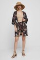Kimono damskie wzorzyste kolor czarny RS23.NKDB01 czarny RS23