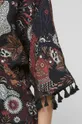 Kimono damskie wzorzyste kolor czarny Damski
