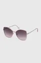 Okulary damskie przeciwsłoneczne kolor różowy Oprawki: 90 % Metal, 10 % Poliwęglan, Szkła: 100 % Poliwęglan