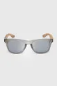 Okulary męskie przeciwsłoneczne z polaryzacją kolor srebrny srebrny