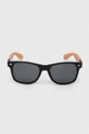 Okulary męskie przeciwsłoneczne z polaryzacją kolor czarny czarny