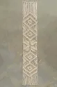 beżowy Bieżnik bawełniany w stylu boho kolor beżowy Unisex