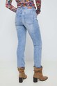 Odzież Jeansy damskie slim kolor niebieski RS23.SJD302 niebieski