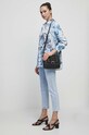 Jeansy damskie slim kolor niebieski RS23.SJDA00 niebieski RS23