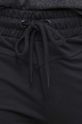 czarny Spodnie dresowe damskie gładkie kolor czarny