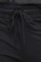 czarny Spodnie dresowe damskie gładkie kolor czarny
