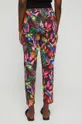 Spodnie damskie wzorzyste kolor multicolor 97 % Wiskoza, 3 % Elastan