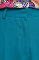 Spodnie damskie gładkie kolor turkusowy Damski