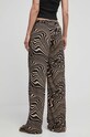 Oblečenie Nohavice dámske so vzorom hnedá farba RS23.SPDC01 hnedá