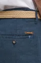 námořnická modř Plátěné kalhoty pánské tmavomodrá barva