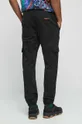 Spodnie męskie gładkie kolor czarny 98 % Bawełna, 2 % Elastan
