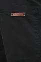 czarny Spodnie męskie gładkie kolor czarny