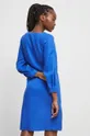 Sukienka damska gładka kolor niebieski 100 % Lyocell